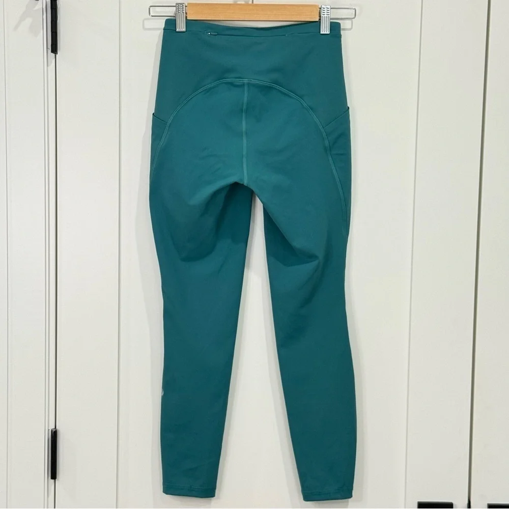 Lululemon Swift Speed High-Rise Tight 25” Leggings Teal Lagoon Size 4 Pilates